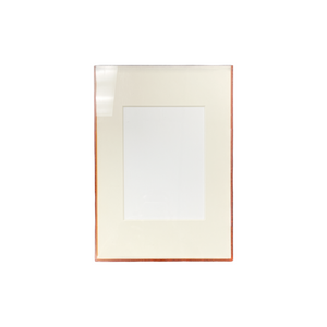 Float Acrylic Frame - Orange - Splash