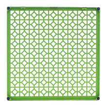 Breeze Block Metal Wall Tile: 15.5" x 15.5" Greenery