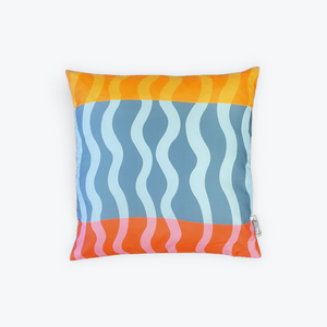 Waves Square double-sided Pillow