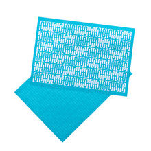 Breeze Block double-sided Woven Placemat-Turquoise