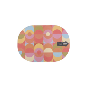 Blink double-sided Oval Woven Placemat 12" x 17" diameter