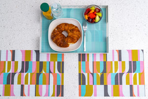 Groove double-sided Woven Placemat