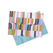 Groove double-sided Woven Placemat-set of 4