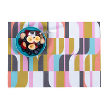 Groove double-sided Woven Placemat-set of 4