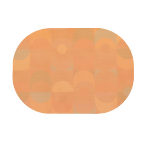 Blink double-sided Oval Woven Placemat 12" x 17" diameter