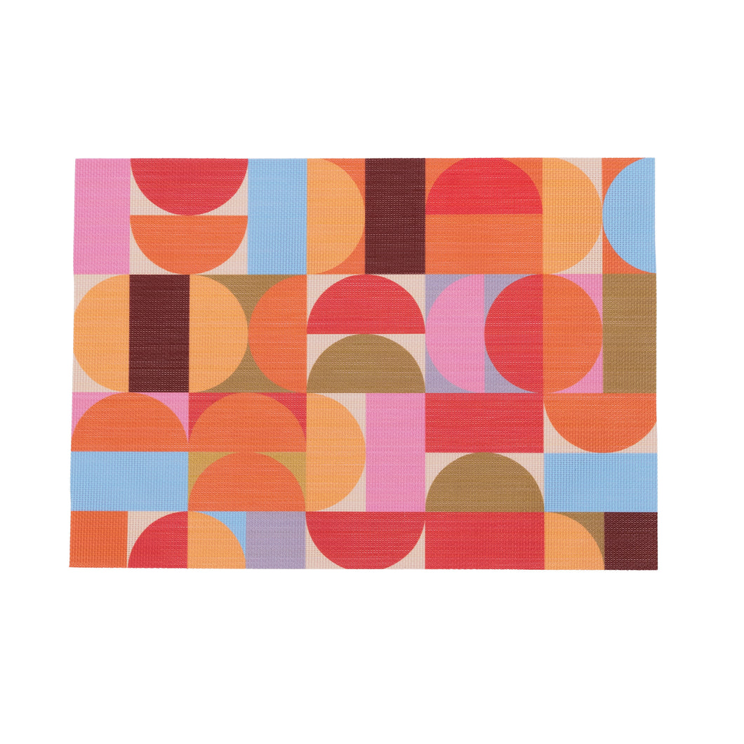 Geo double-sided Woven Rectangular Placemat