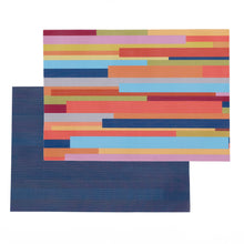 Stripes double-sided Woven Rectangular Placemat - set of 4