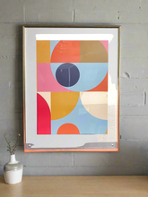 Cadre de boîte d'ombre en acrylique Levitate - Orange