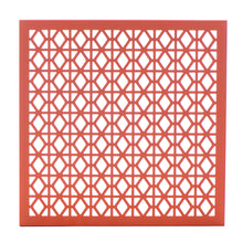 Breeze Block Metal Wall Tile: 15.5" x 15.5" Orange