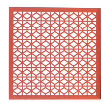 Breeze Block Metal Wall Tile: 15.5" x 15.5" Orange