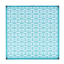 Breeze Block Metal Wall Tile: 15.5" x 15.5" Turquoise