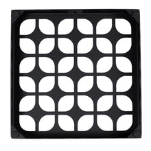 Breeze Block Metal Wall Tile: 7" x 7" Black