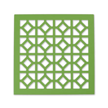 Breeze Block Metal Wall Tile: 7" x 7" Greenery
