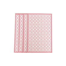 Breeze Block Placemat-Vista Vue in Pink-Set of 4