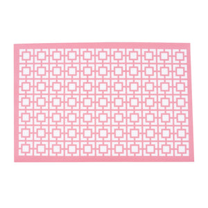 Breeze Block Placemat-Vista Vue in Pink